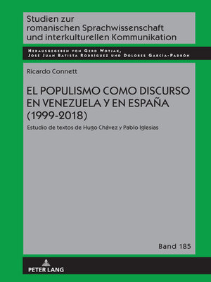 cover image of El populismo como discurso en Venezuela y en España (1999-2018)